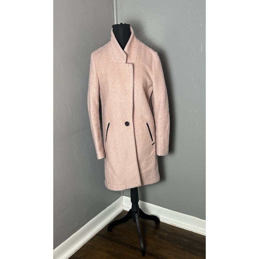 Maison Scotch Star‎ De La Saison Women’s Wool Blend Pink Coat Size 1 Timeless
